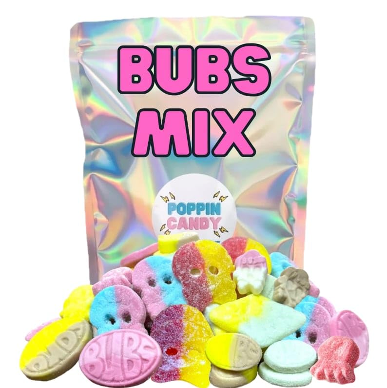 

Poppin Candy Bubs Mix 180 г Шведские жевательные конфеты без глютена веганские