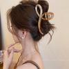 Pumpkin Grab Clip Large Hair VolumeShark ClipHigh-end Look Back of The Head Updo Hair Clip