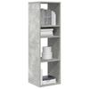 Shelf, Concrete Gray, 34X31X112 Cm, Wood-Based Material