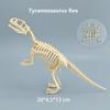 1 Set Kid Toy Diy Assembly Jurassic Dinosaur Fossil Skeleton Mosasaurus Tyrannosaurus Action Figure Collection Creative Model