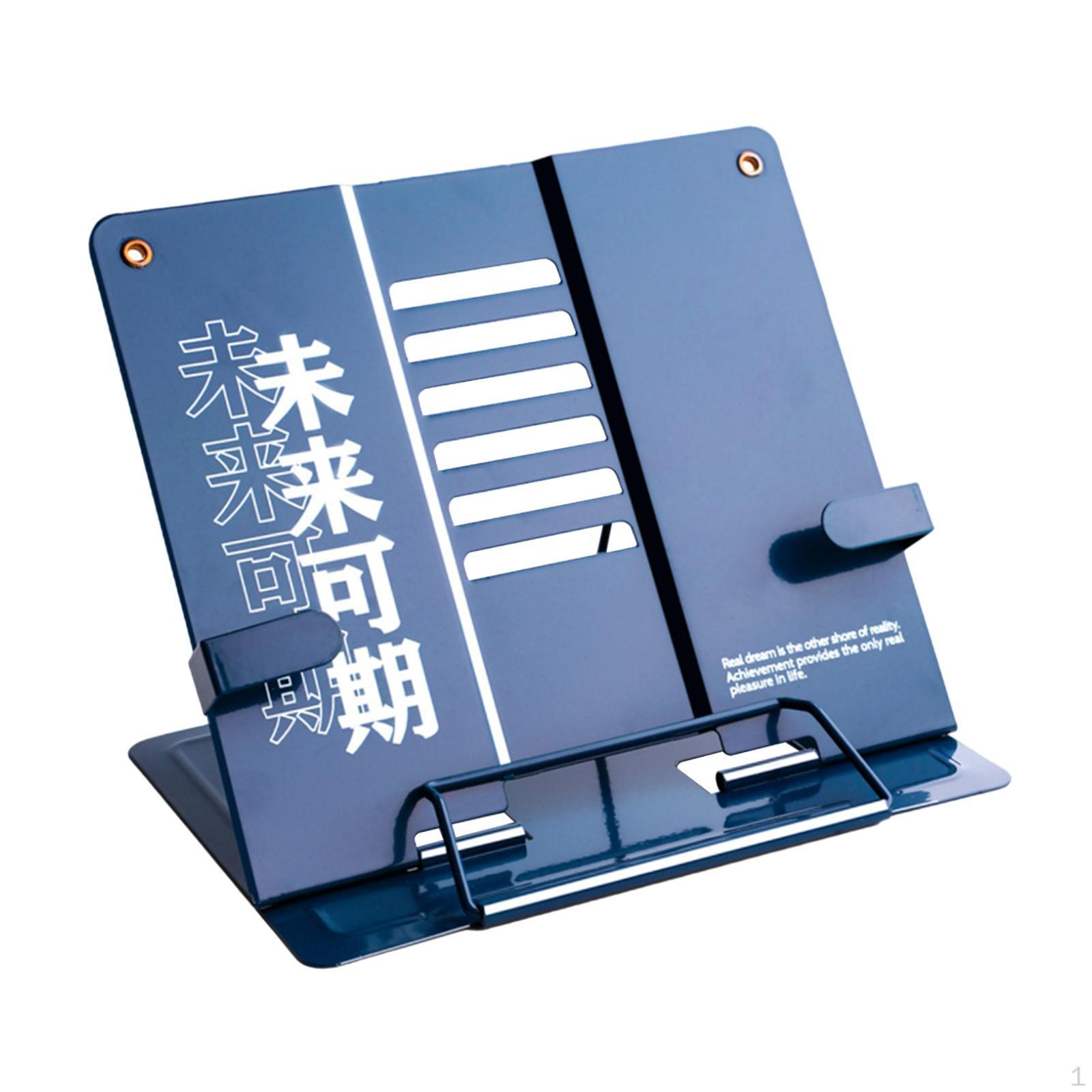 

Подставка для книг с зажимами для страниц Декор Настольная стойка для рецептов Учебники Кухня