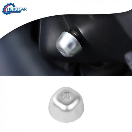 Silver Steering Wheel Electric Adjust Knob Cover for Dodge Challenger/Durango