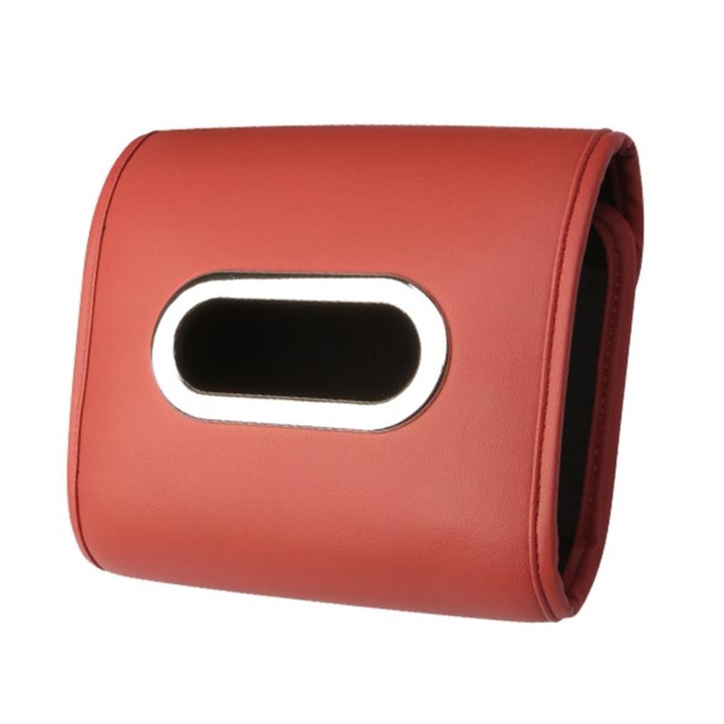 Porta Fazzoletti per Auto, Copertura Scatola Fazzoletti in Pelle PU per Sedile Posteriore Auto, Perfetto per l'Organizzazione e gli Usi Quotidiani