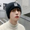 Hat Men's autumn and winter warm wool hat big head circumference knitted hat trendy brand cotton hat velvet men's winter cold hat women