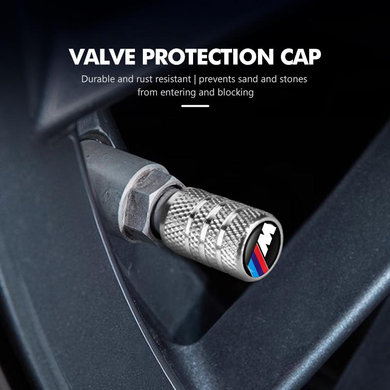 4 st Däckventilhattar Dammtäta Kåpor Tillbehör För BMW Performance X1 X3 X5 E39 E46 E90 F20 E60 F30 M3 M5