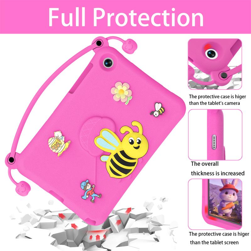 Étui pour Samsung Tab A11+ Plus 2026/ A9 Plus 11 pouces et Lenovo Tab One K9 M11 Idea 11" Durable Résistant aux Chocs Léger Poignée Support Mignon Protecteur