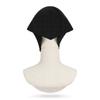 VARZAR VA Curved Oval Metal Lace Bandana Black
