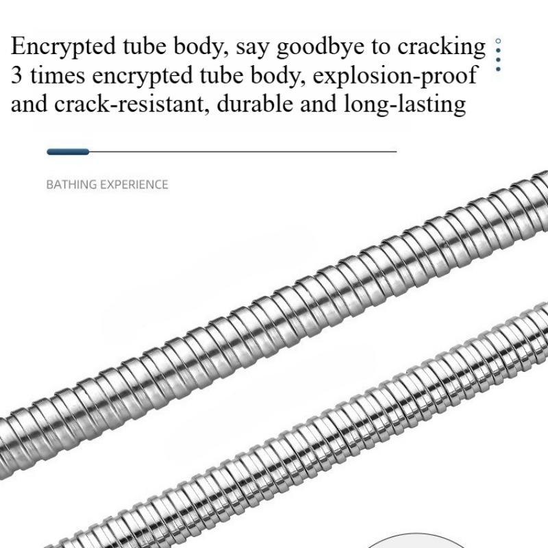 1ks nerezová sprchová trubka sprchová hadice vodovodní potrubí domácí přívodní potrubí horká a studená tlaková tryska ohřívač vody ochrana proti výbuchu
