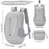 [ZOMAKE] Foldable Backpack 25L Ultralight Compact Waterproof Outdoor Bag Backpack Daypack for Hiking, Camping, Travel, Commuting, School, and