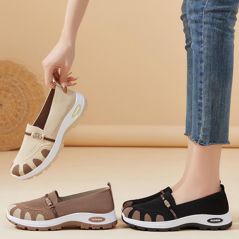 Shoes for Women Are Versatile In Autumn, New Women's Shoes with Soft Soles Are Not Tired, Casual Shoes with Soft Soles for One Pedal, Old Beijing