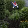 Solar Eagle Garden Stake American with Lantern, 250th Anniversary Yard Art Stake, 4th Outdoor of July Metal Decoration for Lawn Patio Porch