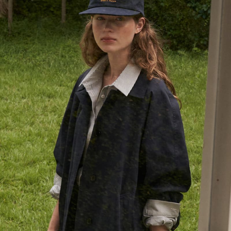 

But’ton Button Logo Ball Cap Navy