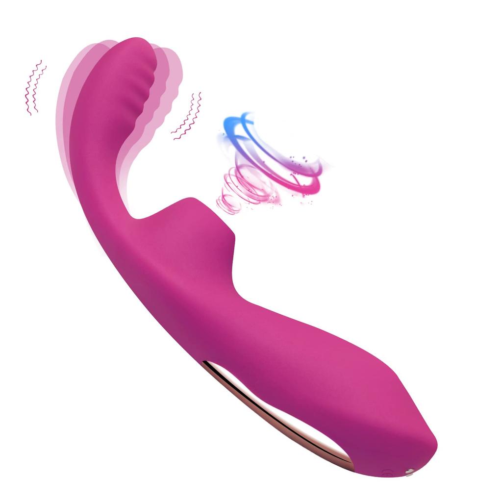 a new sensation of Ahtucoi Sex Adult Goods Types of Vibration 7 Types of Powerful G Spot Two Points Simultaneous Love Electric USB For Women [Enjoy