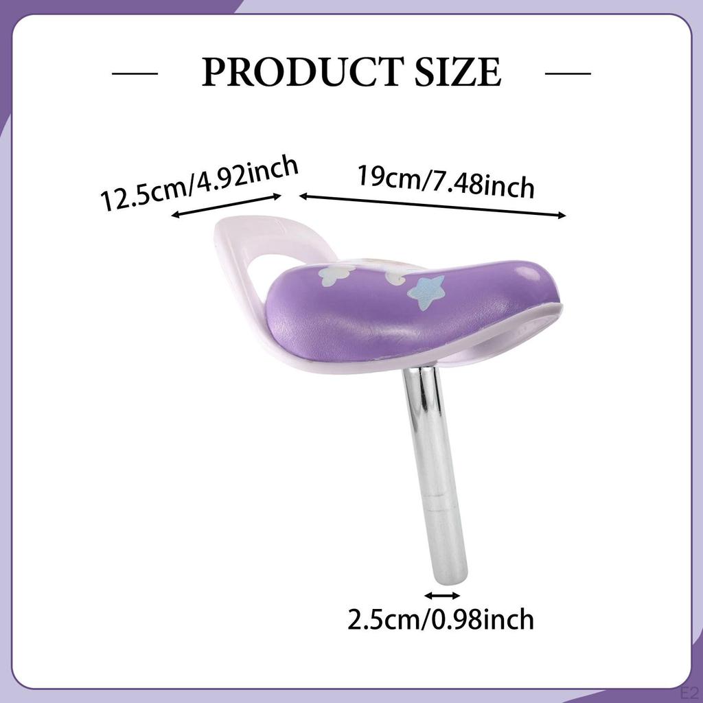 Bike Saddle for Kids 25mm Seats Tube Accessories Replacement Seat Cushion 12-16inch