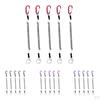 5 Pcs Boat Kayak Camping Fishing Tongs Lanyard Tether Retractable