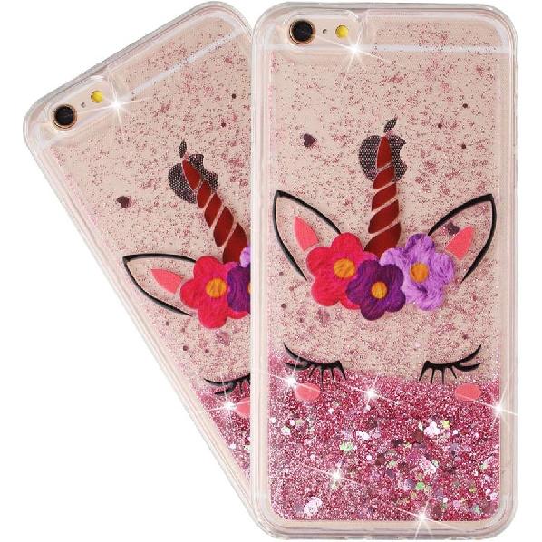 iPhone 6S Case Glitter Sparkle Floating Shiny Quicksand Clear Soft TPU Silicone Shockproof Protective Bumper Thin Cover for iPhone 6 / 6S 4.7 inch