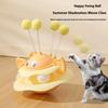Cat toy bee tumbler rotating play plate cat teaser artifact self-hi cat toy cat teaser stick toy