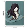Gorjuss Flying Like a Bird Throw Blanket Reusable Durable Soft Blanket for All Seasons
