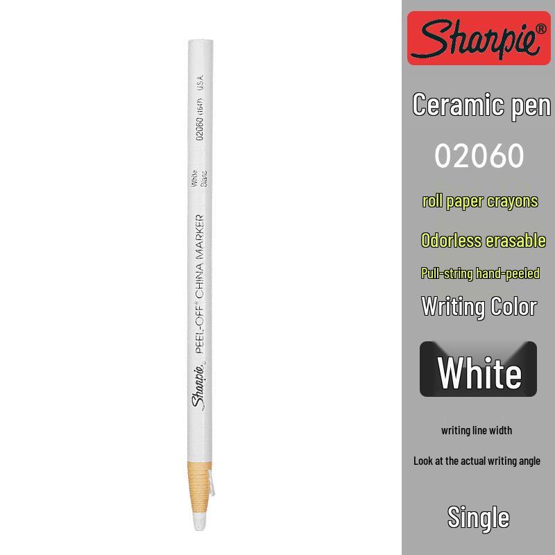 Sanfu Peel-Off China Marker Black Ceramic Pen