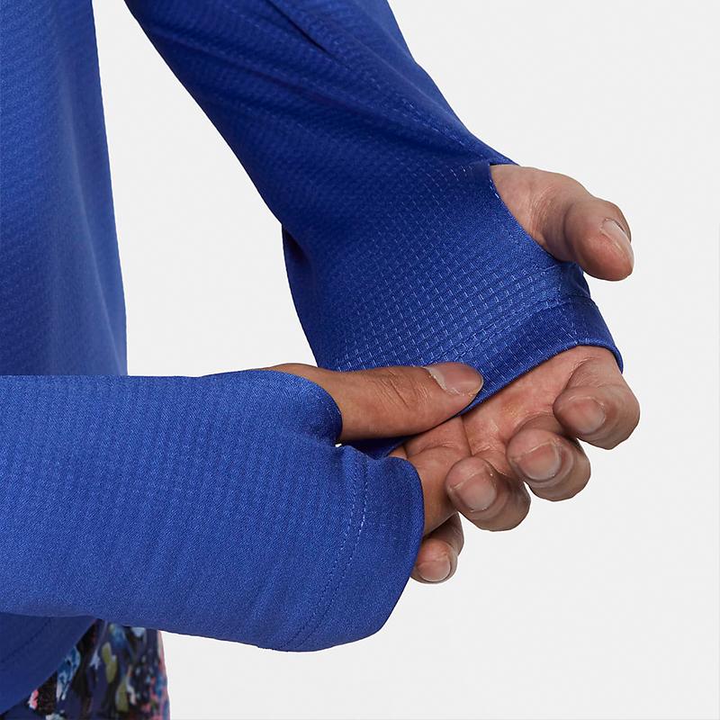Nike Pacer Dri-FIT Running Long Sleeve T-Shirt Men Tops Blue BV4756-431