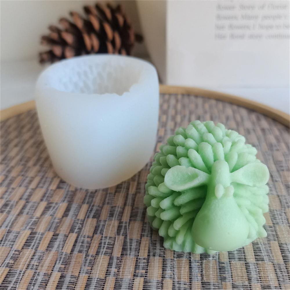 3D Cute Sheep Silicone Mold DIY Animal Candle Making Gypsum Resin Soap Mould Handicraft Chocolate Fondant Baking Tool Craft Gift