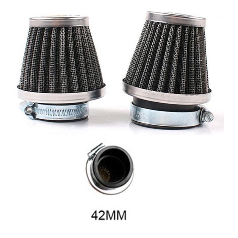 Motorcycle Air Filter Mushroom Head Filters Universal 35mm 44mm 50mm 54mm 60mm Motorcycle Air Intake Filter Cleaner Black