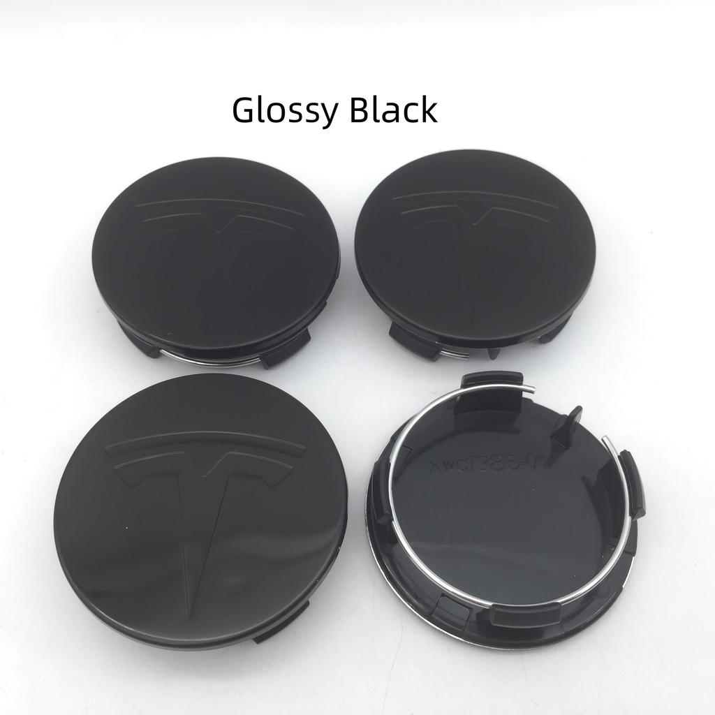 19+1pcs 57mm 56mm For Tesla Model 3 Model Y Model S X Car emblem Wheel hub Center Cap Badge covers Decals Styling accessories