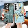 Travel Map Artistic Pattern Plating Phone Case For Samsung A17 A07 A37 A57 A16 A56 A15 A55 A14 A54 A13 A53 A26 A36 A25 A35 A24 A