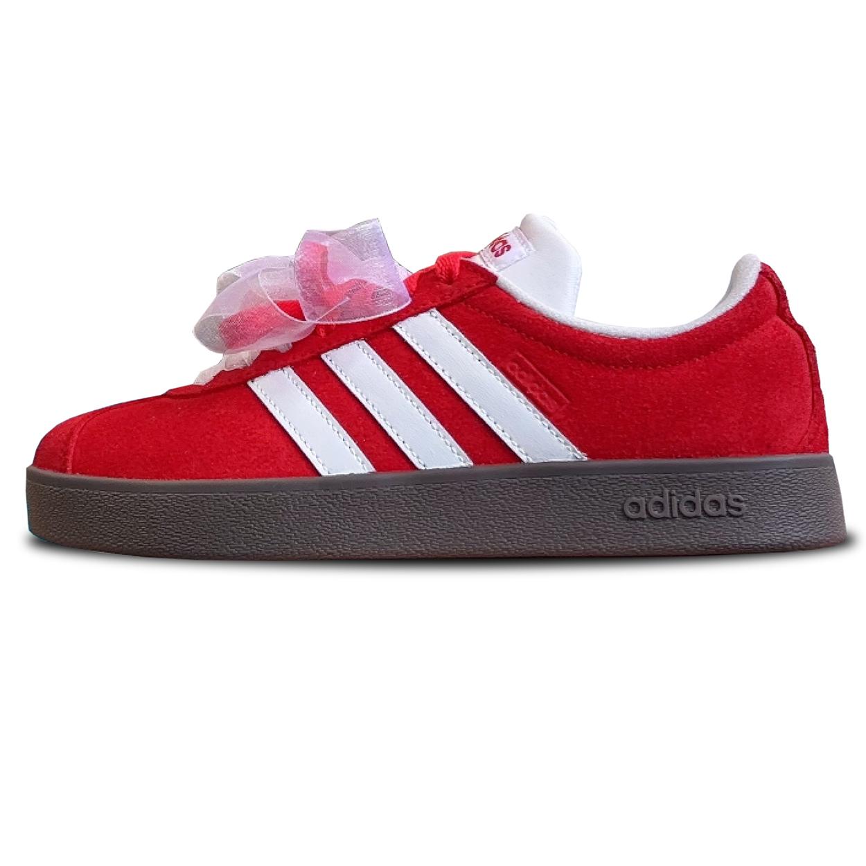

Adidas Neo VL Court 2.0 Abrasion Resistant Balance Low top Skateboard Shoes Women s Scarlet HQ1802(Team866-) 36