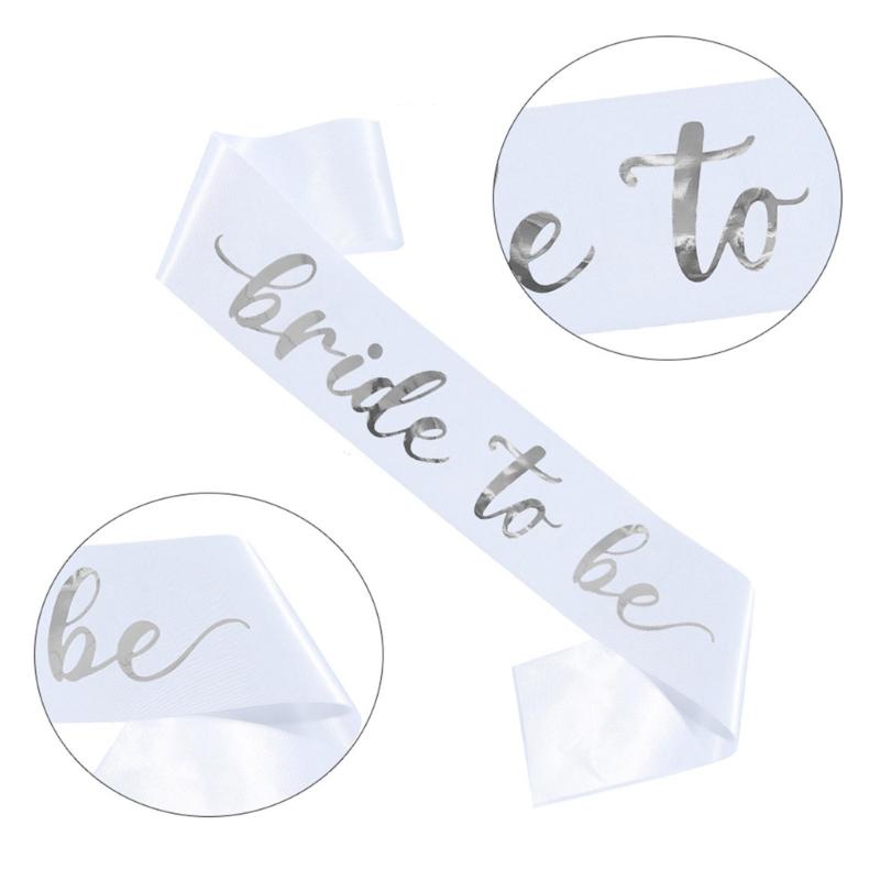 Junggesellinnenabschied Braut Schärpe Dekorationen Braut zu sein Geschenk Brautparty Hochzeit Hen Night Braut Schärpe Braut zu sein Geschenk