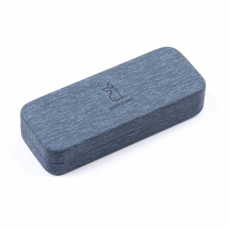Square Tinplate Eyeglass Case for Nearsighted and Sunglasses, Optical and Crystal Design.