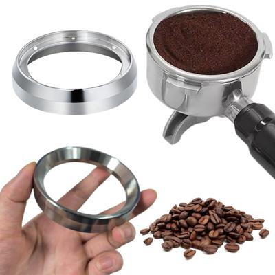 51MM/58MM Espresso Dosing Funnel Magnetic Coffee Dosing Ring for Portafilter Aluminum Alloy Brewing Coffee Tamper Powder Tool