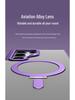 Samsung Galaxy S24 Ultra Magnetic Stand Case - Transparent, Anti-Drop Protection