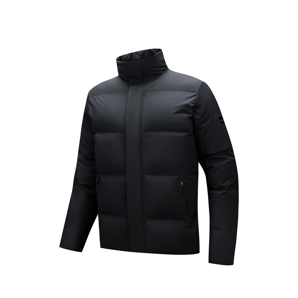 Anta Training Jacket Warm Down Coat Men Outerwear Basic-Black 952547916-1