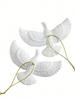 Decoration Double Pigeon Set - Pigeon Statue Pendant Creative Home Festival Resin Pendant Outdoor Courtyard Peace Dove Decoratio