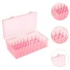 Embroidery Thread Storage Box DIY 42 Spools Clear Tray Sewing Thread Holder Spools Organizer Case for Desktop Home Embroidery