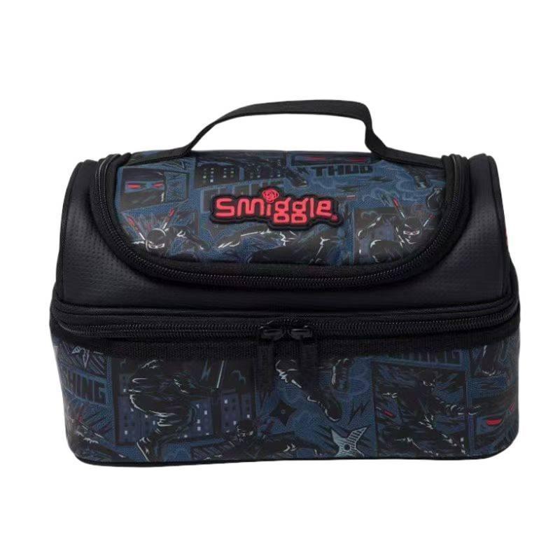 Kids Insulated Lunch Bag School - Double Layer Waterproof Canvas Tote With Handle Large Capacity Leakproof Student Lunchbox