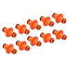 10 Peças Conector de Mangueira de Plástico ABS Engate Rápido Acessório de Mangueira Bico de Mangueira Durável Reparo de Mangueira