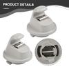 Beige Car Sun Visor Clip Car Accessories Beige Clip Black Clip Easy Installation Grey Clip Non-deformation for Golf 7