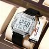 Orologio elettronico studente moda tendenza sveglia luminoso impermeabile cinturino in acciaio cronografo da esterno orologio elettronico