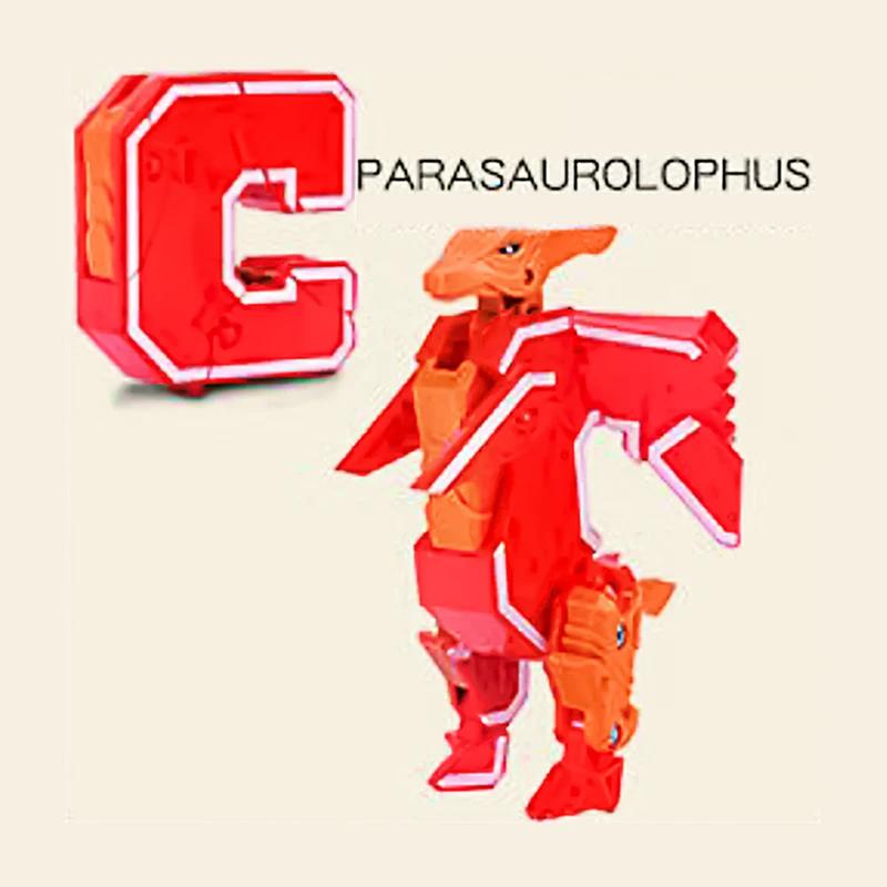 New Learning Toys 26 Letters Learnable Words Transformable  Combinable Robots Alphabet Toys For Kids Gifts Learn Play Robot Toy