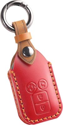 Suzuki Key Cover Fronx New Jimny 64 Series Spacia Custom Key Case Crosby Solio Genuine Leather Smart Key Case Custom Parts Dress Up Wine Red 4