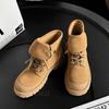 Girls Boots Children's Frosted Leather Short Boots Autumn and Winter New Fashion Casual Boys Martin Boots Tide