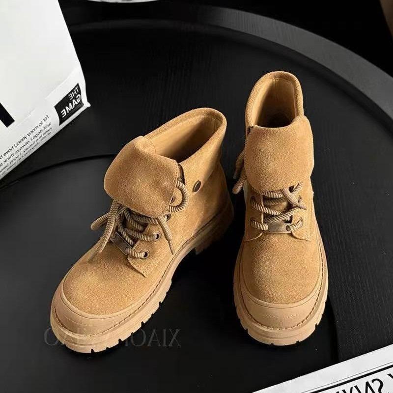 Girls Boots Children's Frosted Leather Short Boots Autumn and Winter New Fashion Casual Boys Martin Boots Tide