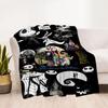 Christmas Nightmare Blanket Warmthful Decor Perfect for Seaside Livingroom Picnics for All Occasions Modern Gift for Travel Home Birthdays