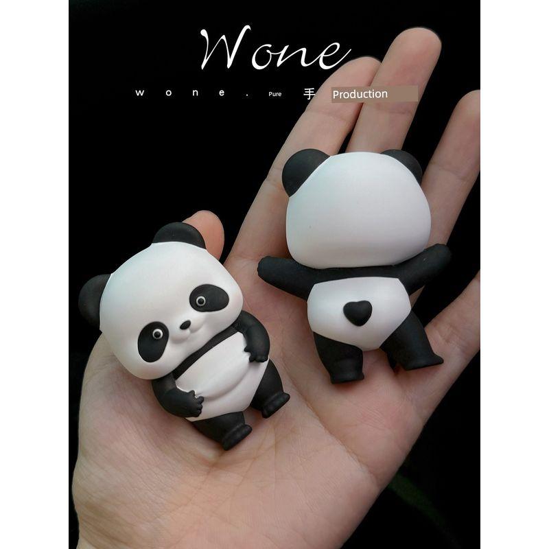 Auto Perfume Aromatherapy Cute Belly Meat Panda Air Outlet Decoration Supplies Fragrant Stone Girls' Gifts Classy