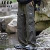 JEEP SPIRIT Men's Loose Fit Autumn/Winter Cargo Pants