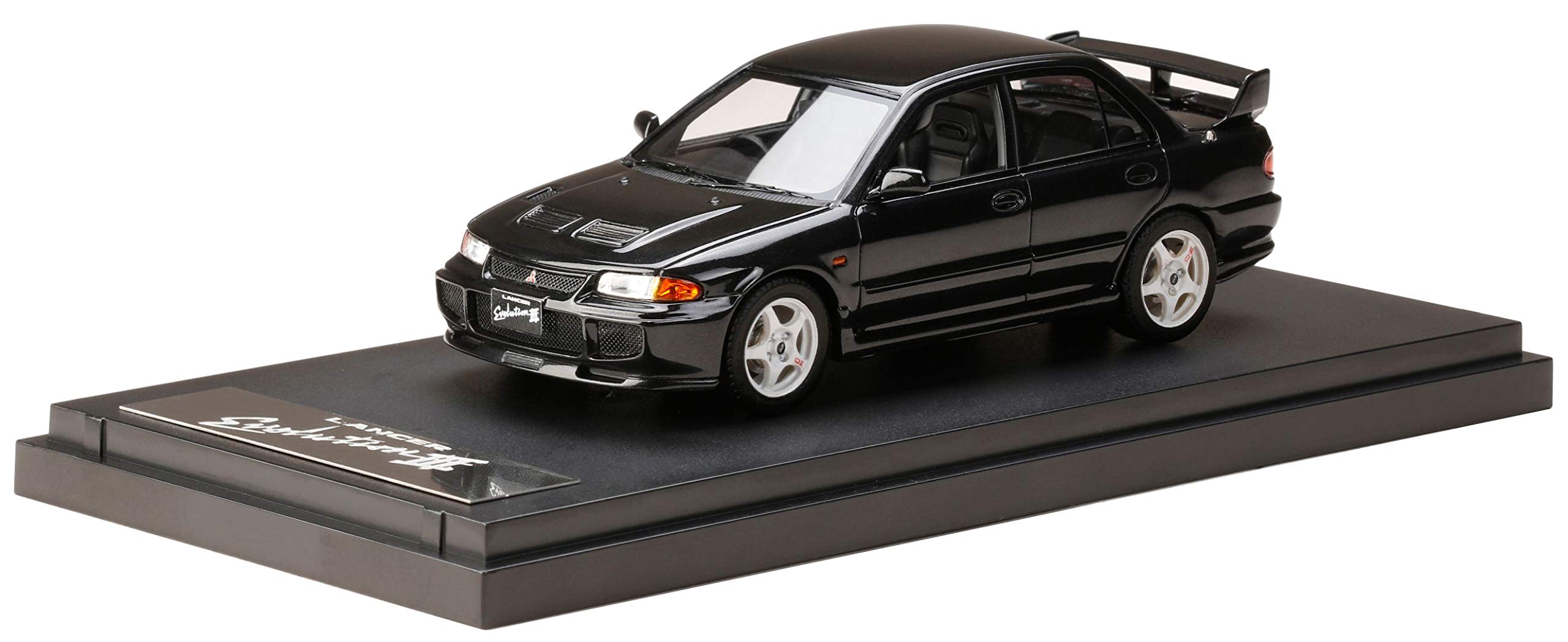 

Hobby Japan MARK43 Mitsubishi Lancer GSR Evolution III Пиренейский черный Готовое изделие PM43127BK 1/43 (CE9A) чёрный
