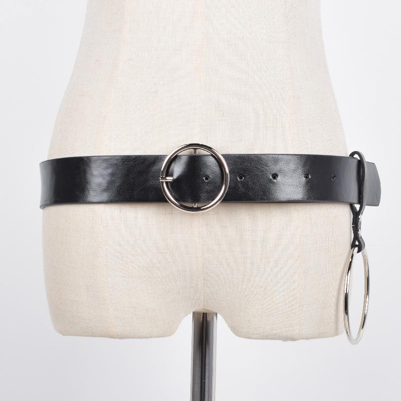 

Женский регулируемый ремень из искусственной кожи XITAO CLL1639 One Size чёрный