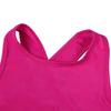 Camiseta sin mangas de la aptitud respirable de la camisa del gimnasio del entrenamiento sin mangas del chaleco de la yoga de los deportes de la espalda cruzada